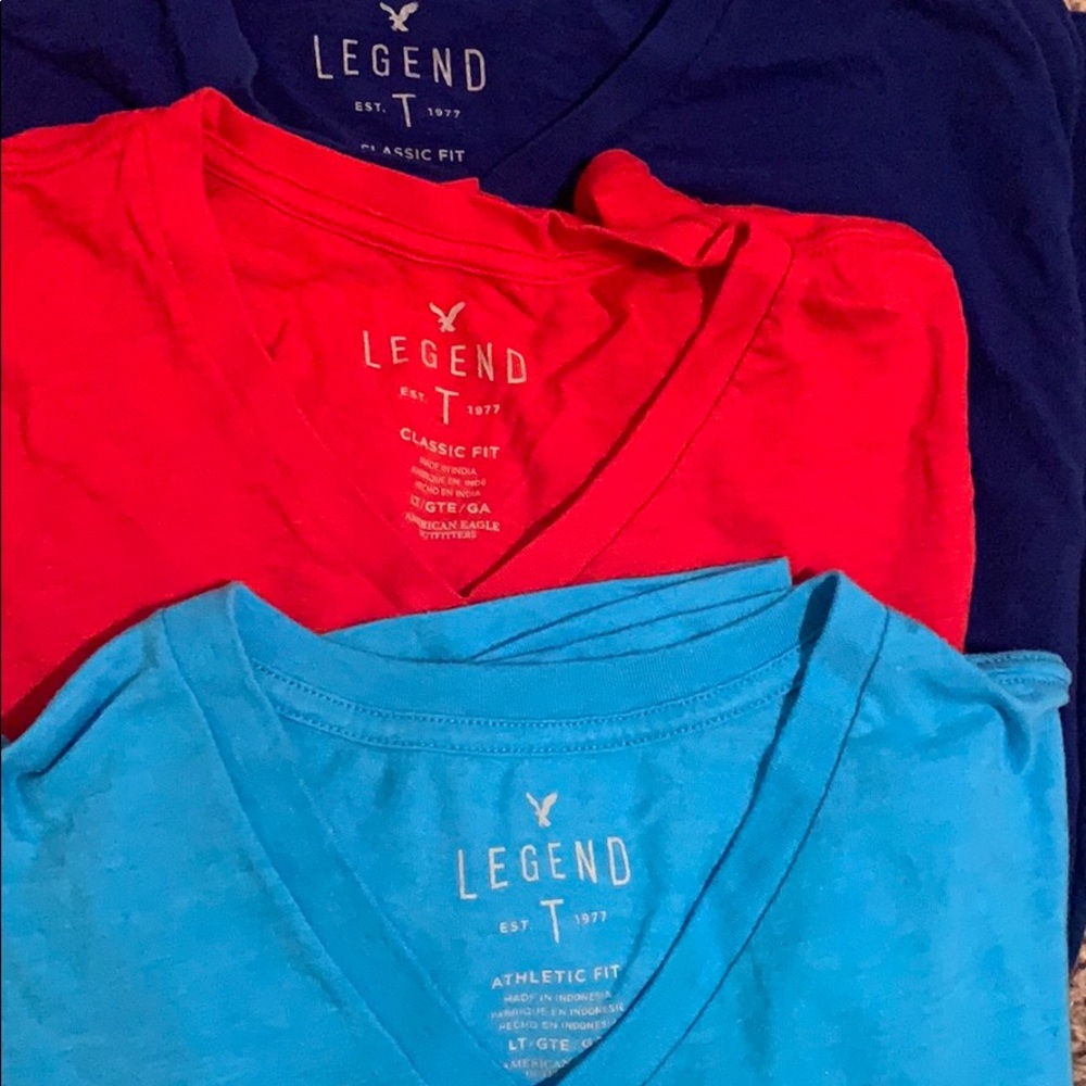 Set of 3 American Eagle “legend” tee shirts